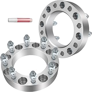 ECCPP 2X 1.5 inch 8x170mm Wheel Spacers 8X170 to 8x170 125mm fits for F250 F350 Heavy Duty Trucks with 14x1.5 Studs