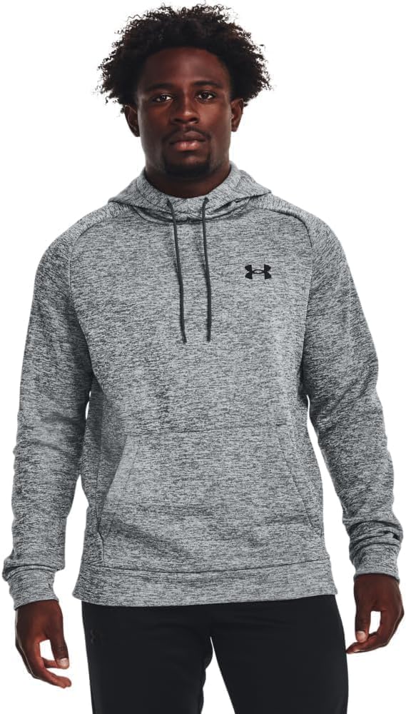 Under Armour Men's Armour Fleece Twist Hoodie, (012) Pitch Gray / / Black, 3XL