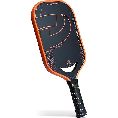 PIKKOFUN Bliss Pickleball Paddle | T700 Thermoformed Carbon Fiber Pickleball Paddle | USAPA Approved Elongated Paddle with Aerodynamic Swing Design | Cover & Grip Tape Included