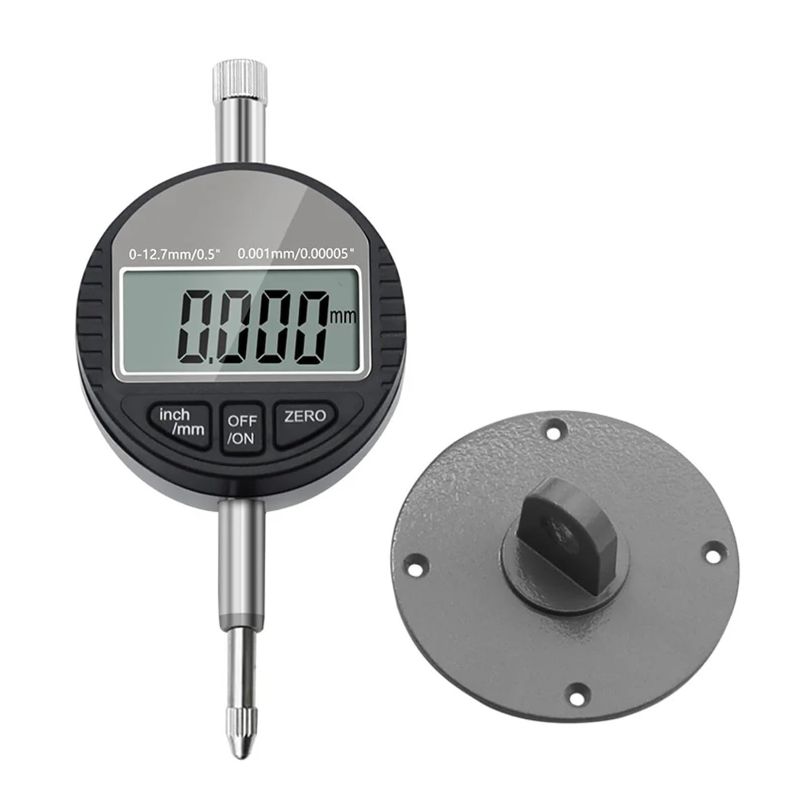 PIRKO Indicador de Dial Digital 0,01mm/0.001, Indicadores, micrómetro, indicador Tipo Hora, comparador precisión, Instrumentos medición(0.001mm)