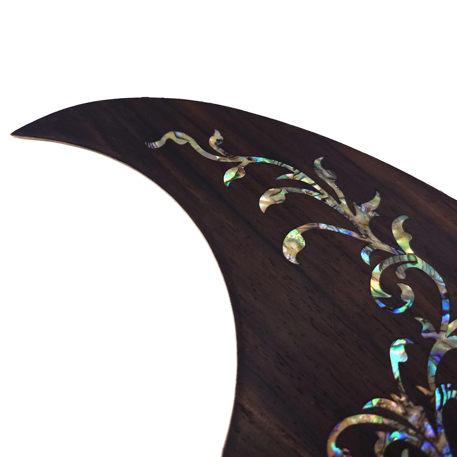 Guitar Pick Guard, Battipenna in abalone in palissandro autoadesivo for Chitarre acustiche folk D-45 Taylor(5)
