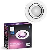 Philips Hue White &Color Ambiance, Spot Encastré Centura, Pack de 1, Blanc - 1