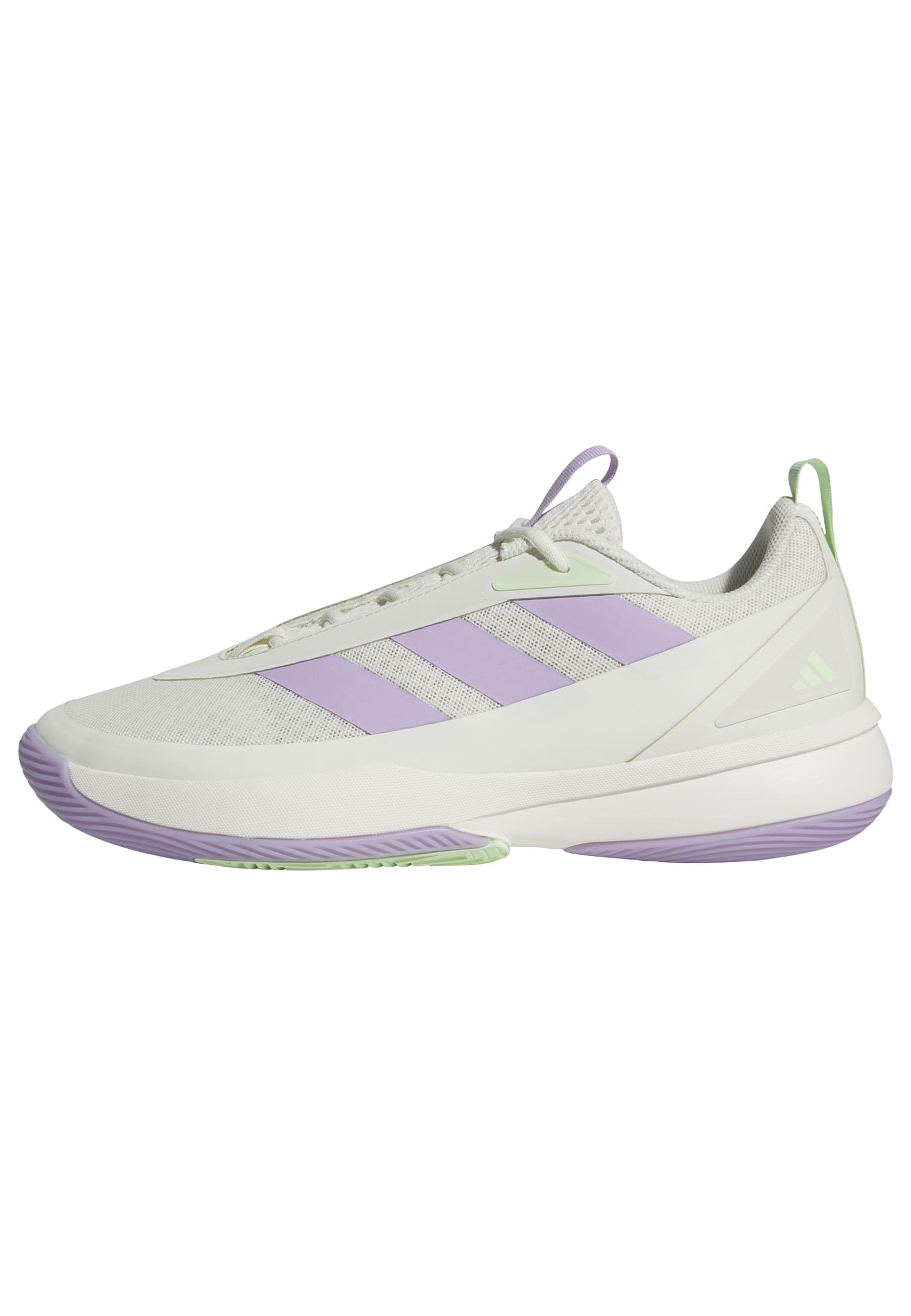 adidas Unisex Front Court Shoes, Ivory/Powder Plum/semi Green Spark, 41 1/3 EU