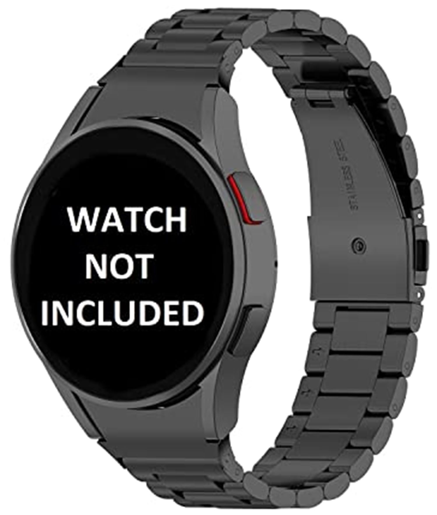 AMiRiTE AGW42 Heavy Stainless Steel Metal Bands / Strap Compatible for Samsung Galaxy Watch 4 Band & Galaxy Watch 5 Band 44mm 40mm/Watch 5 Pro Bands 45mm/Galaxy Watch 4 Classic Bands 46mm 42mm,20mm Sport Strap Wristbands for Men Women Unisex【 👉 Only Watch Strap for Galaxy Watch 4⌚ Watch NOT Included 】-image-28
