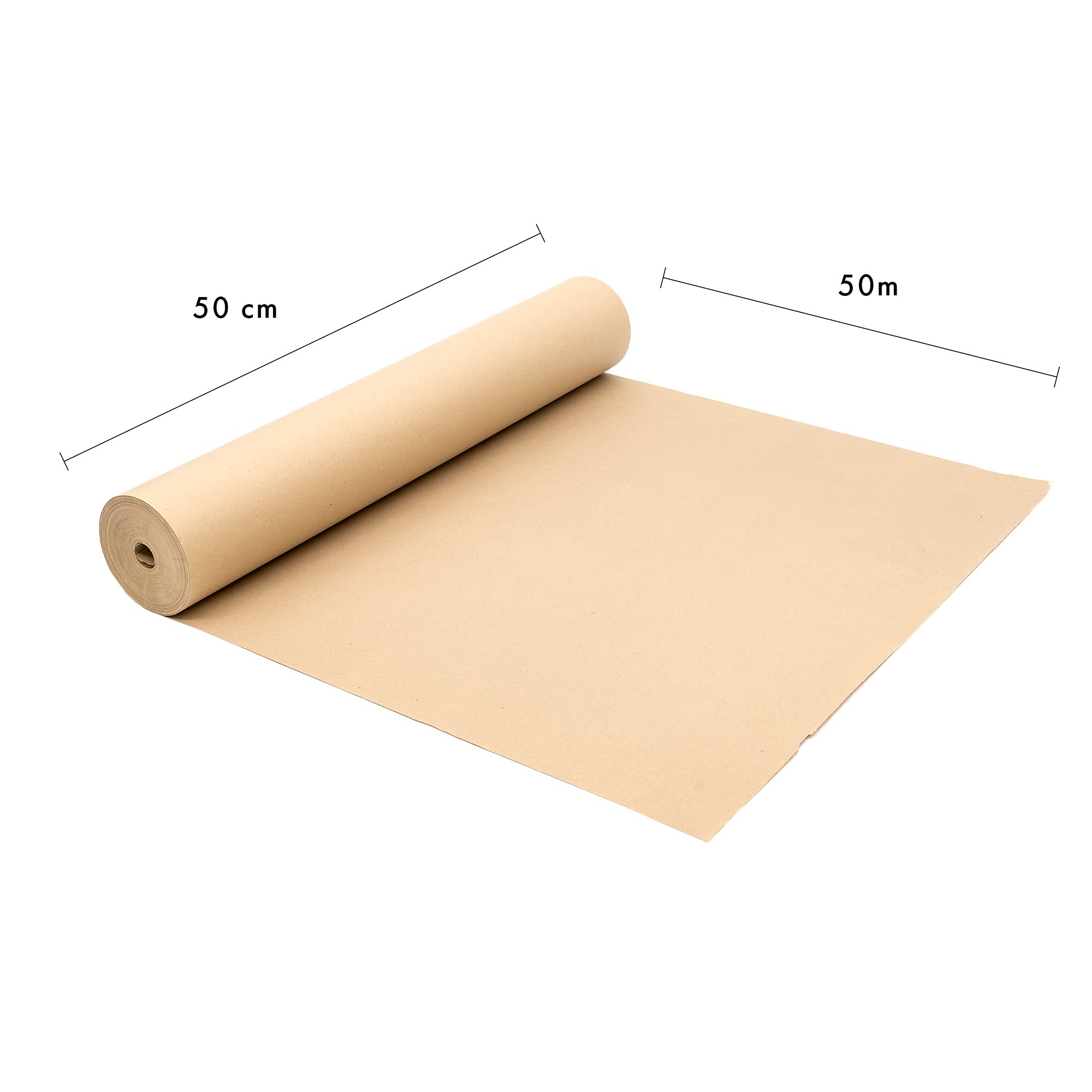 Pukka Kraftpapier-Rolle, 50 m x 50 cm