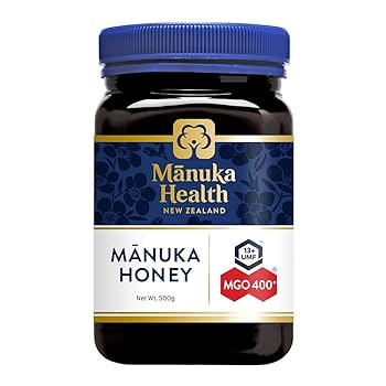 マヌカハニー　MGO ４００+  ５００g  ２本 Amazon | 2個セット マヌカハニーMGO400+ 500g [海外直送品