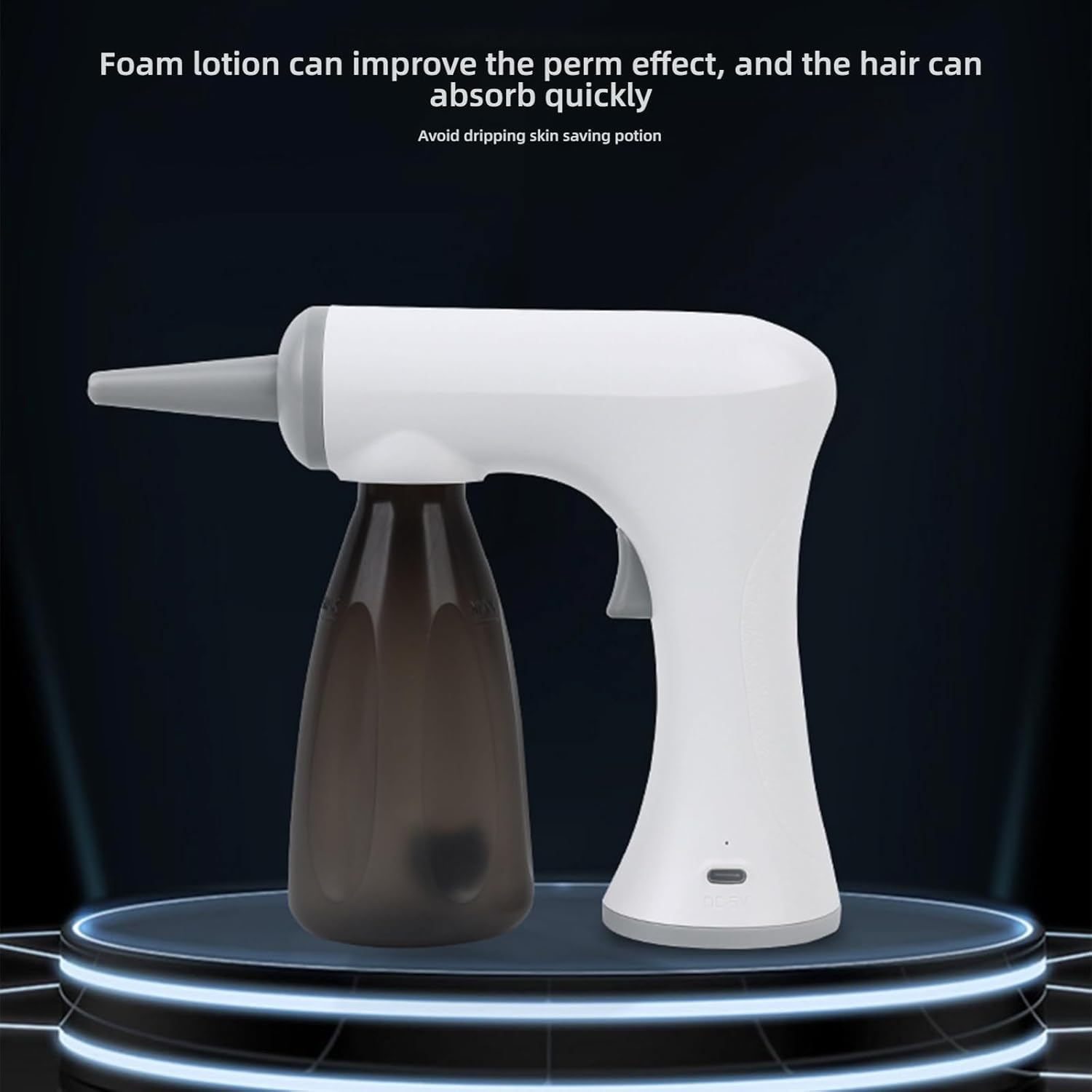 Hairdressing Styling Tool Electric Perm Foam Bubble Device Cold Hot Perm Rechargeable Perming Hairdresser Salon Salon Foamer