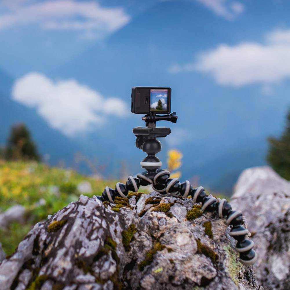 Action-Kamera-Zubehör, Leichter tragbarer Selfie-Stick, Fahrradgriffhalterung, Brustgurt mit J-Haken-Schnalle, für Sportarten wie Skifahren, Radfahren, Bootfahren,