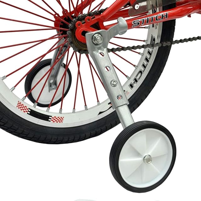 Stabilisers for Childs Bike, Bicycle Training Wheels Mounted Kit for 18, 20, 22 Inch Variable Speed kids Bicycle, Mountain Bike, Foldable Bicycle - 1 Pair (with Installation Tools)