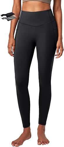 Heathyoga Compression Leggings for Women Tummy Control No Front Seam