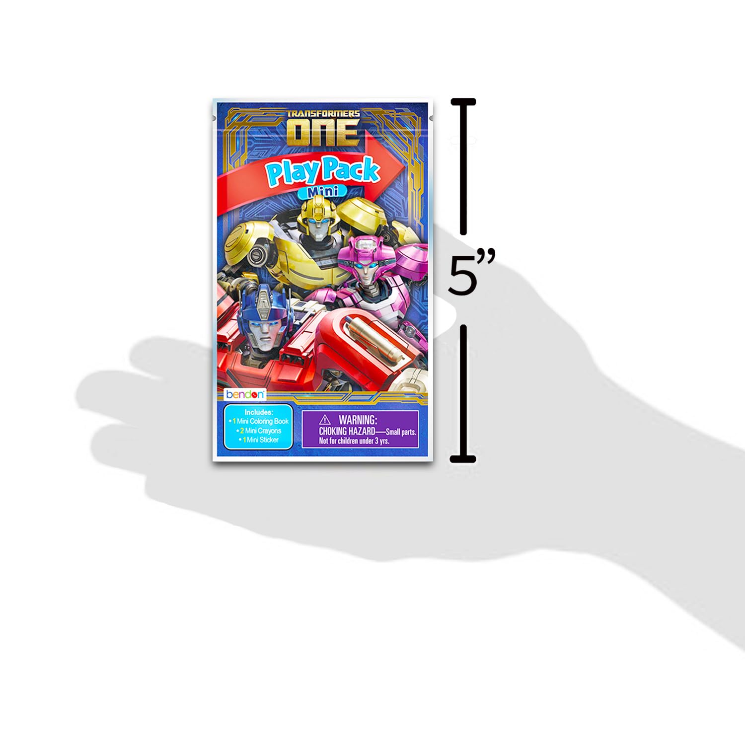 Transformers Set di mini bomboniere per feste di compleanno per bambini, confezione con 24 mini confezioni da gioco Transformers One con pagine da colorare, adesivi, pastelli, sacchetti per sacchetti,