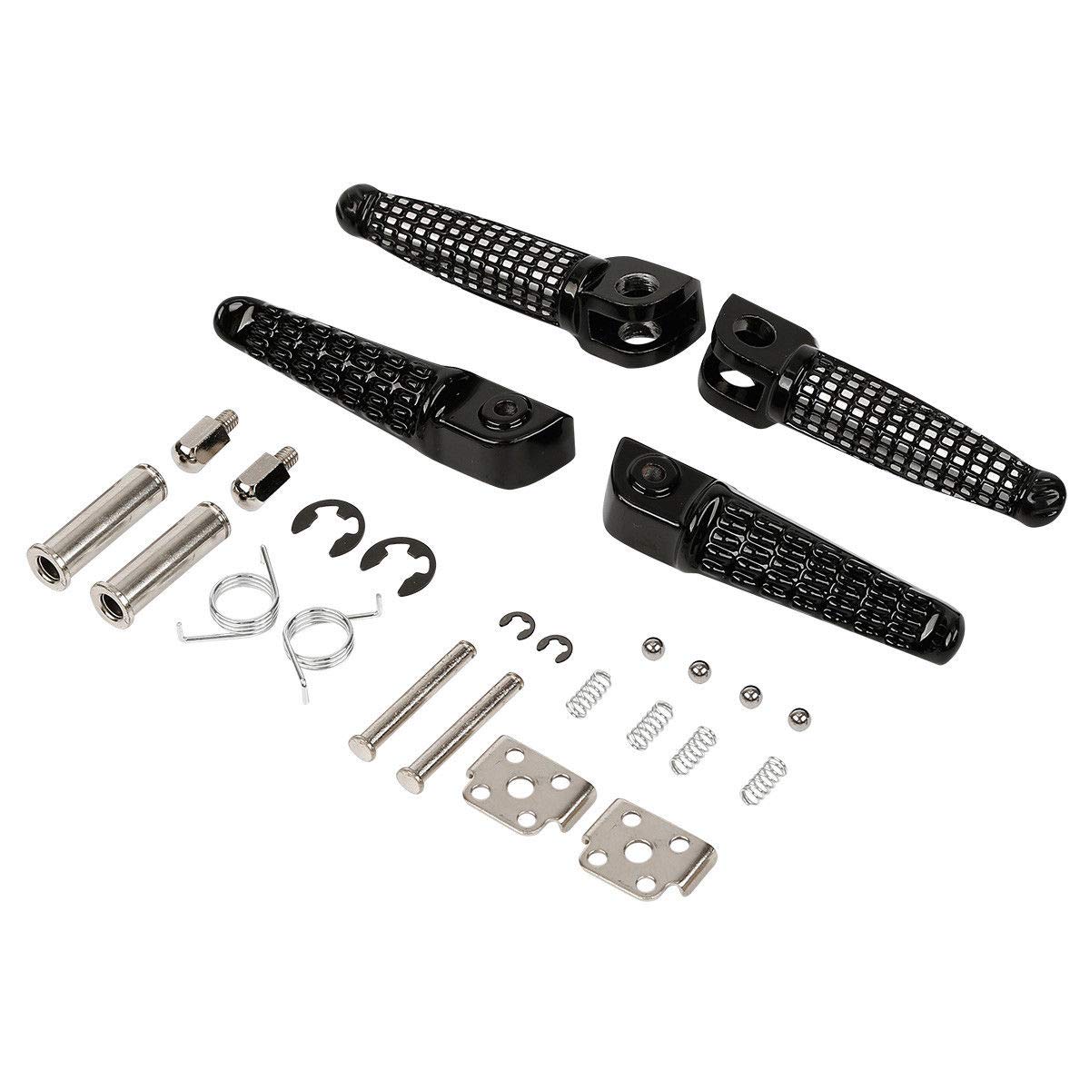 Set Pedane Posteriori Pieghevoli Per Moto – In Alluminio – Compatibili Con ZX-6R, ZX-10R, Z1000, Z750 E Altri - 2
