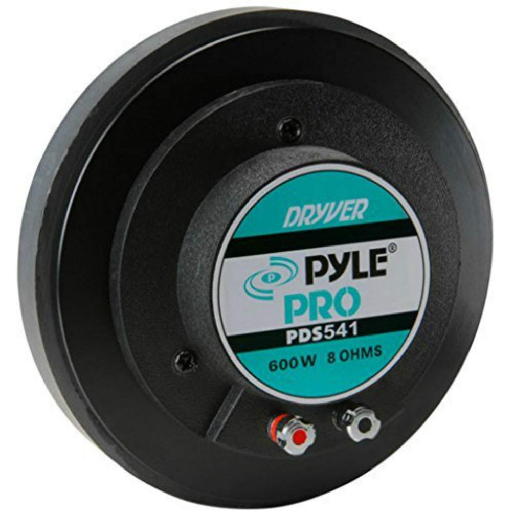 Pyle DRIVER A COMPRESSIONE TWEETER PDS541 CON MAGNETE DA 300 WATT RMS E 600 WATT MAX CON ATTACCO DA 1" 2,50 CM PER TROMBE DA 1" DJ CASA FESTE CASSA IMPEDENZA 8 OHM,PESO DEL DRIVER 2,500KG