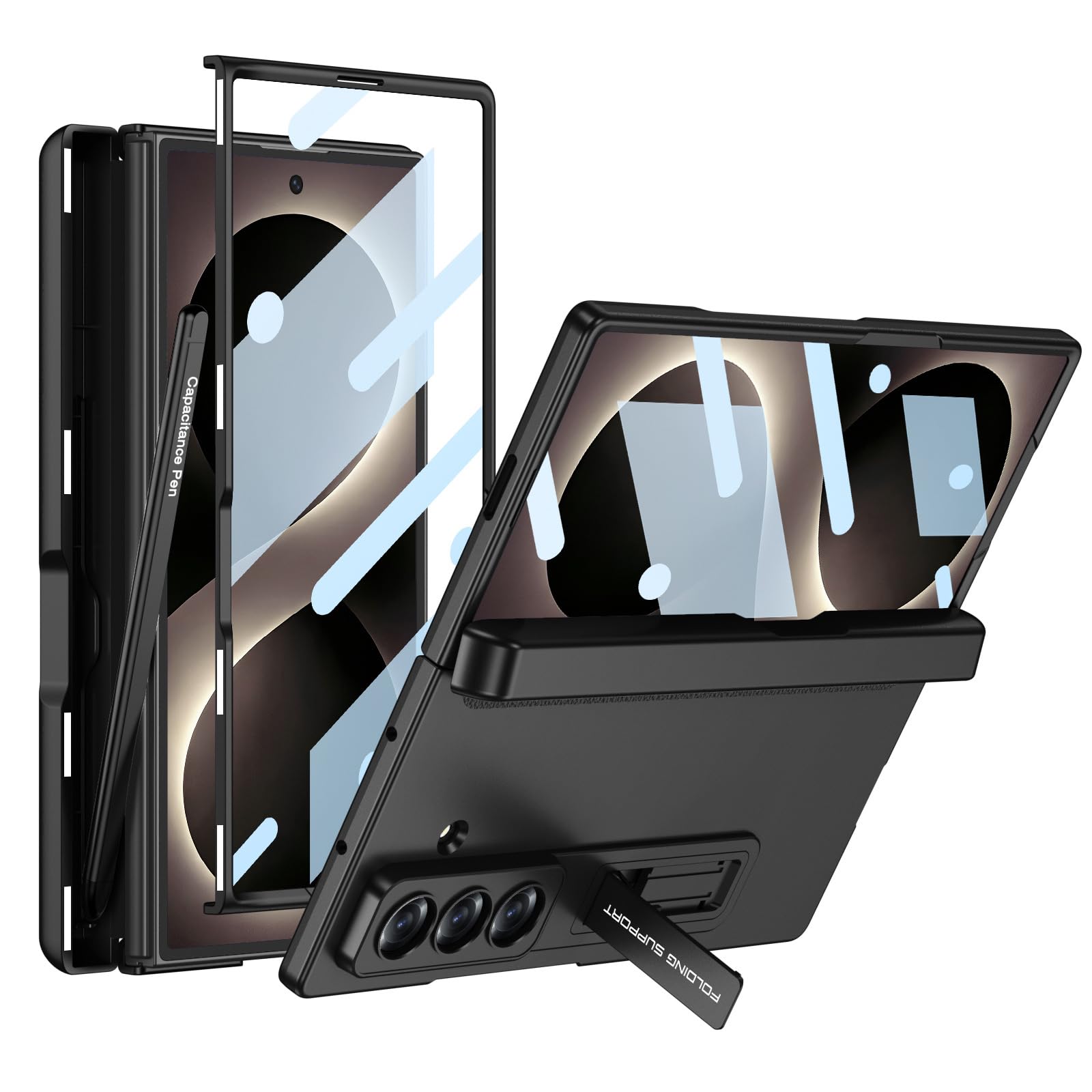 Funda delgada Samsung Galaxy Z Fold 8 Ultra de policarbonato esmerilado premium