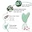 Ditind Gua Sha, Jade Stone Gua Sha Massage Tool, Guasha Tool for Face and Body Skin Massage. Gua Sha Set for Toxins Prevents Wrinkles for SPA Acupuncture, Therapy Trigger Point Treatment.