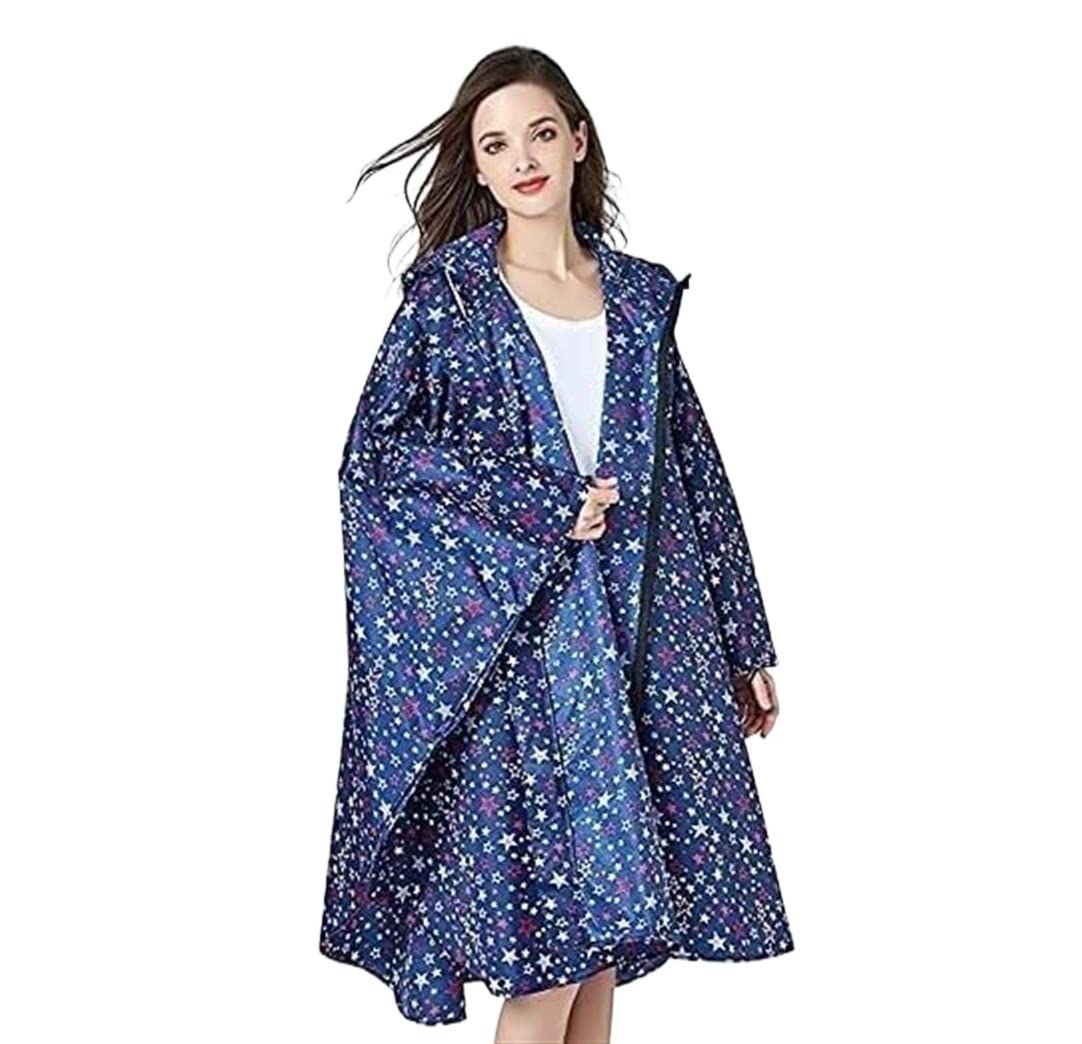 Capa de Lluvia Reutilizable Poncho De Lluvia Con Capucha Chaqueta Impermeable Para Mujer Estilo Cremallera Para Adultos Ropa de Agua para Exteriores