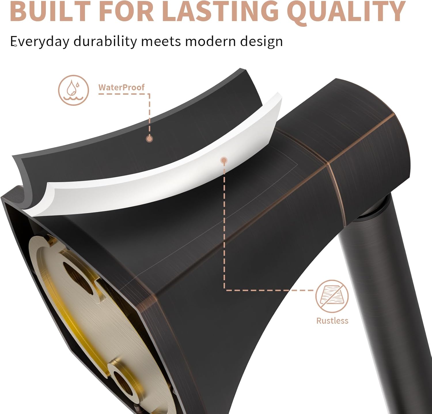Toilet Paper Holder Wall Mount Oil Rubbed Bronze Double Post Pivoting Tissue Roll Holder Stainless Steel and Zinc Alloy for Bathroom RV Commercial