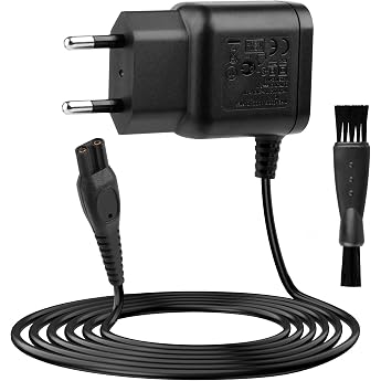 15V 1M HQ8505 Charger Charging Cable for Philips Shaver Compatible with Philips 3000 5000 7000 9000 HC5630 MG5750 MG7745 QP6510 QP6651 BG5020 Beard Trimmer Power Supply with Beard Cleaning Brush