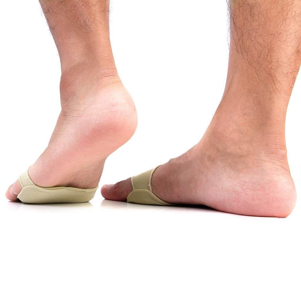 Pedimend Cuscinetti in gel per calli e calli, 2 paia di cuscinetti per metatarso, cuscinetti in gel per il neuroma di Mortone, allevia il dolore alla sfera del piede, cuscini ortodontici per la