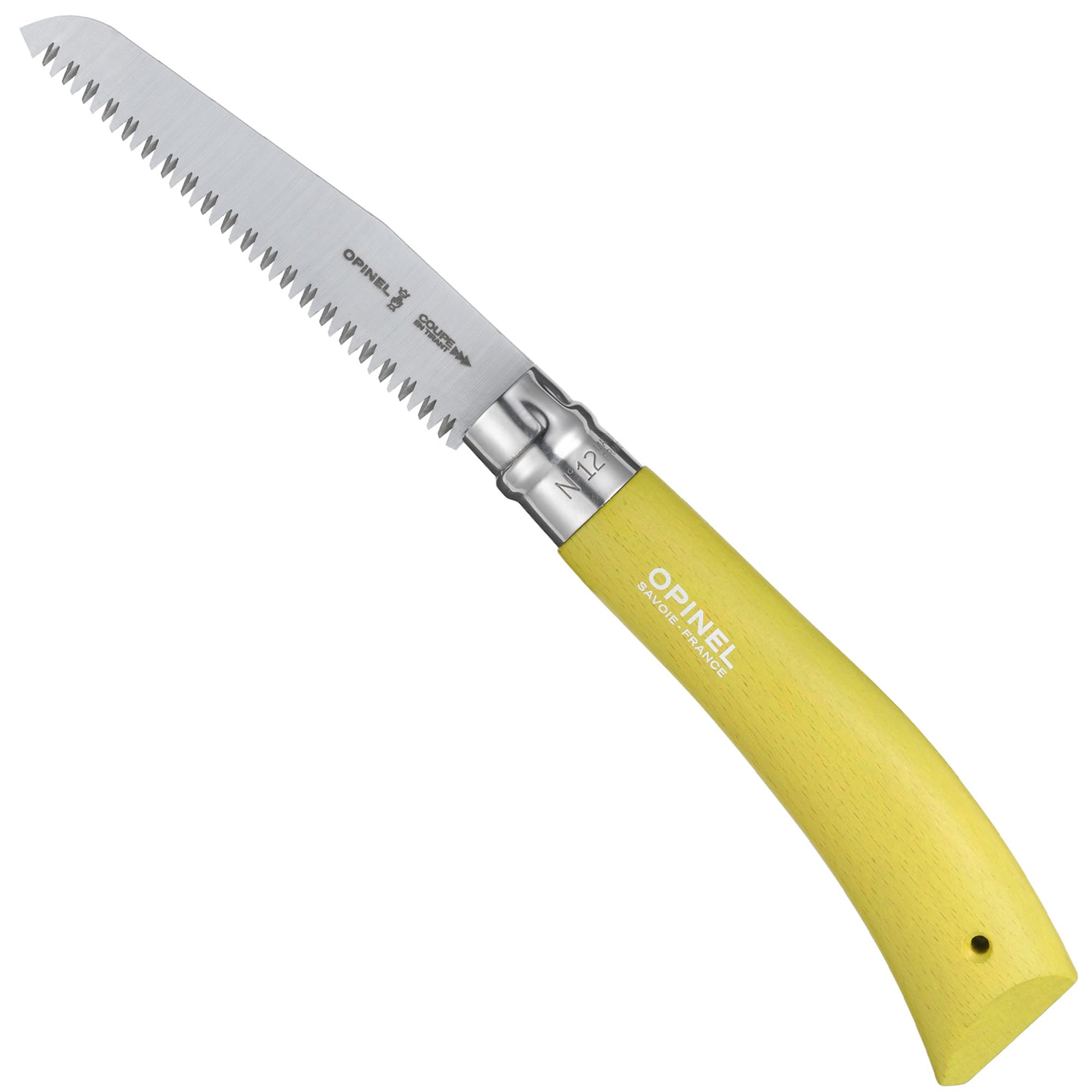 Opinel - Kit de Jardinage - 3 Outils de Poche, 1 Couteau de Jardin, 1 Serpette-Greffoir N°08 et 1 Scie Fermante N°12 - Lame Acier Inox, Manche Bois de Hêtre