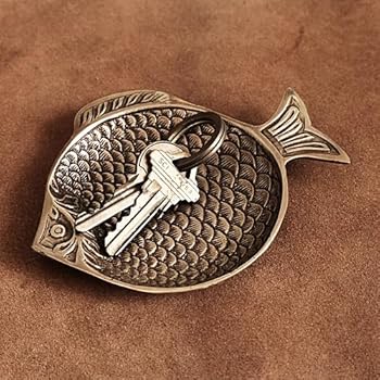 Amazon.co.jp: 真鍮 トレー（フィッシュ）トレイ 魚 小物 皿