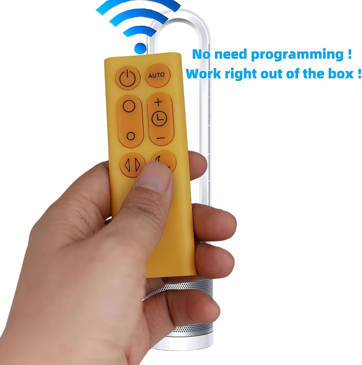 Replacement Remote Control 967400-01 for Dyson Pure Cool Link Tower and Desk Fan (Yellow)
