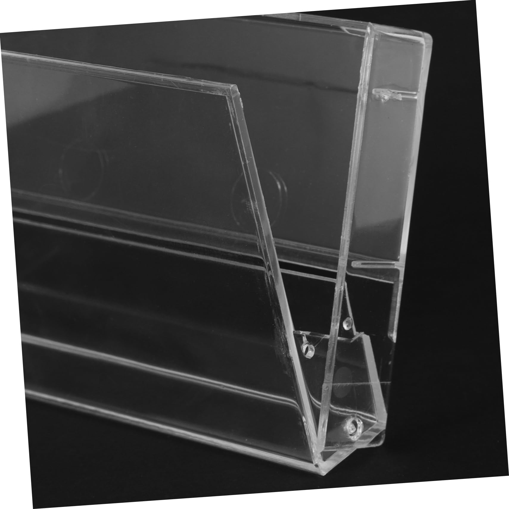 ibasenice Custodia per Cassette Audio 5 Pezzi in Pp Trasparente Vintage, Custodia Portacassette Adattamento Preciso per Collezionisti e Progetti DIY
