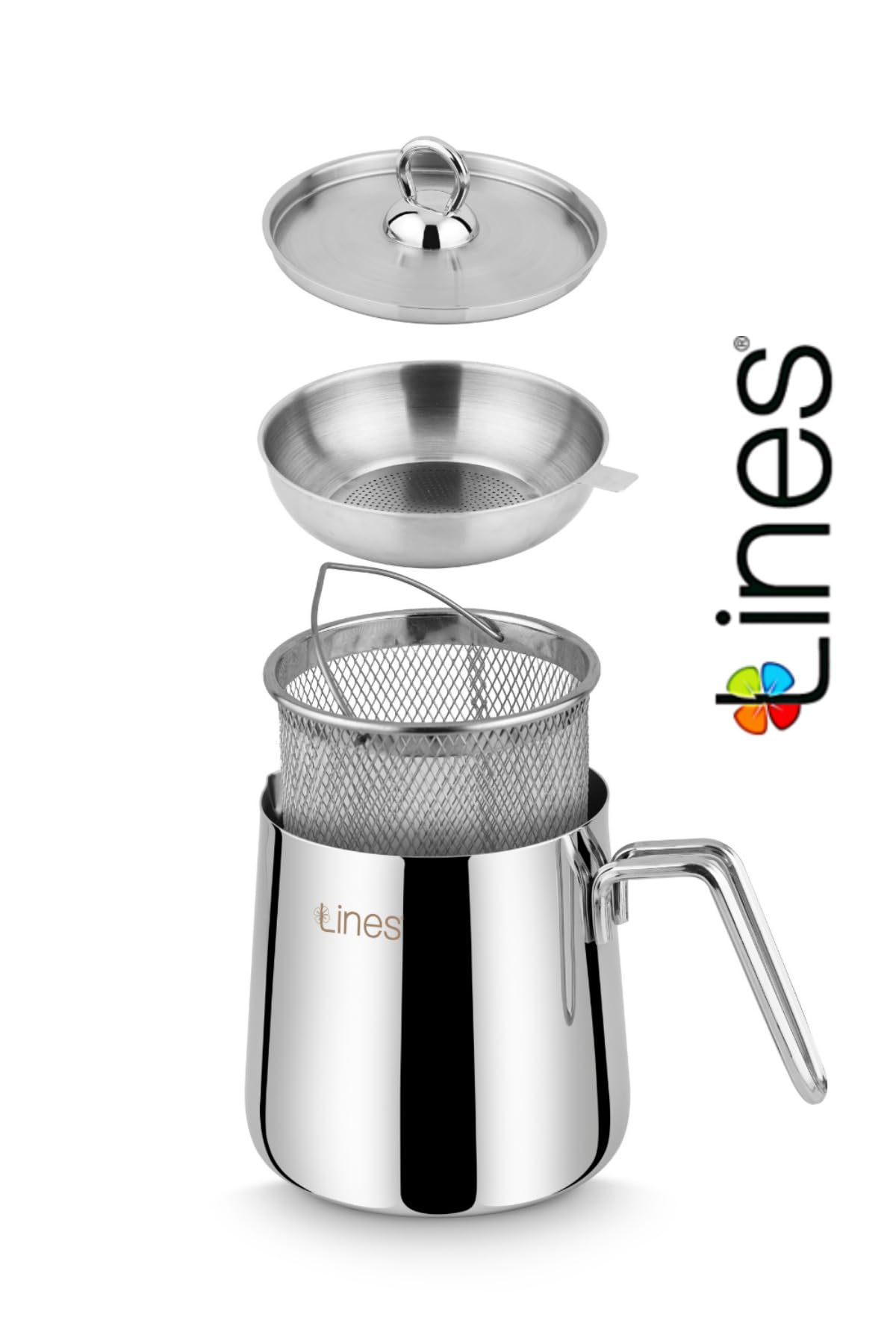 Lines LİNESÇELİK KIZARTMA SETİ 4PCSİNOX