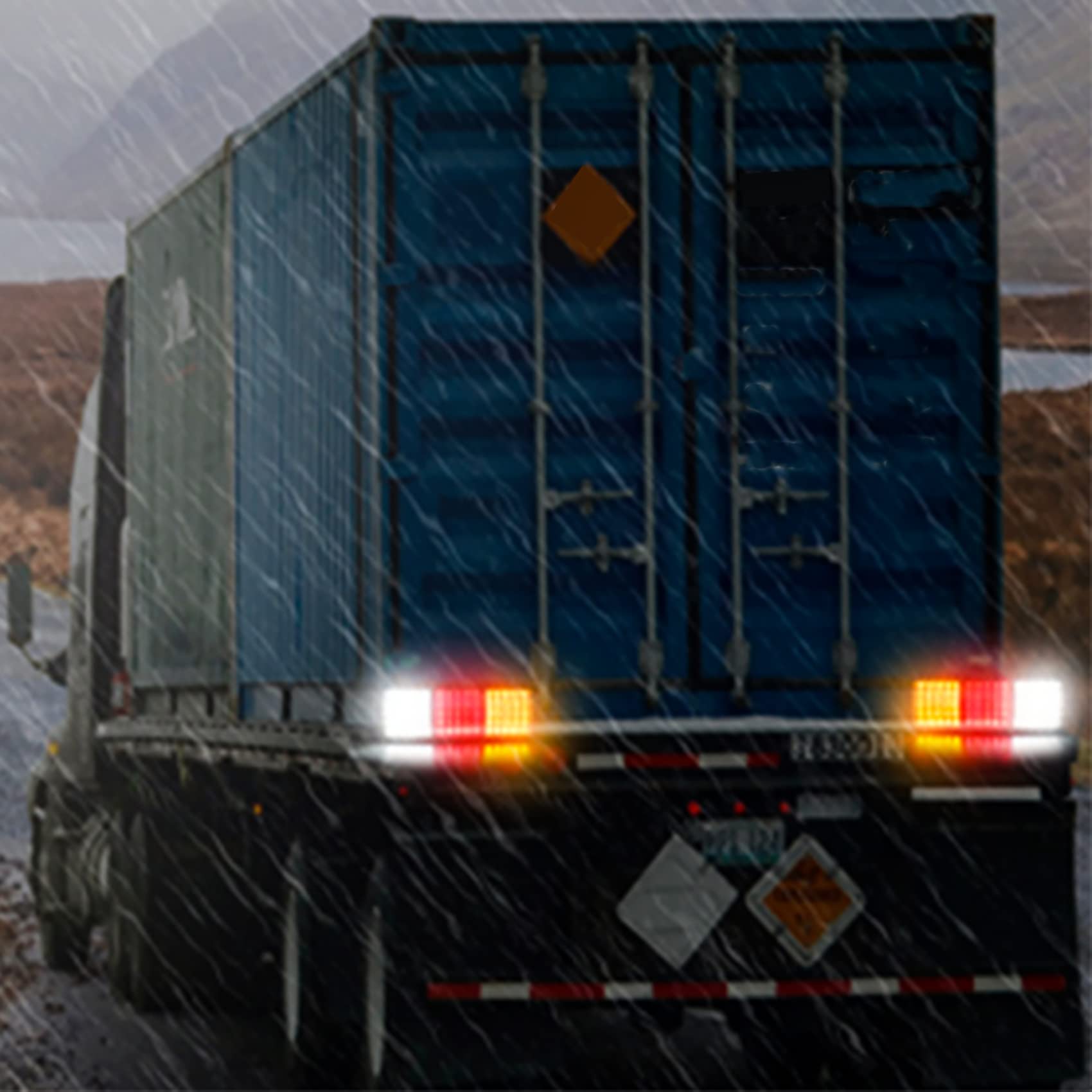 75LED Tail Lights Stop Indicator Reverse Lamp 12V Truck Universal Lamp