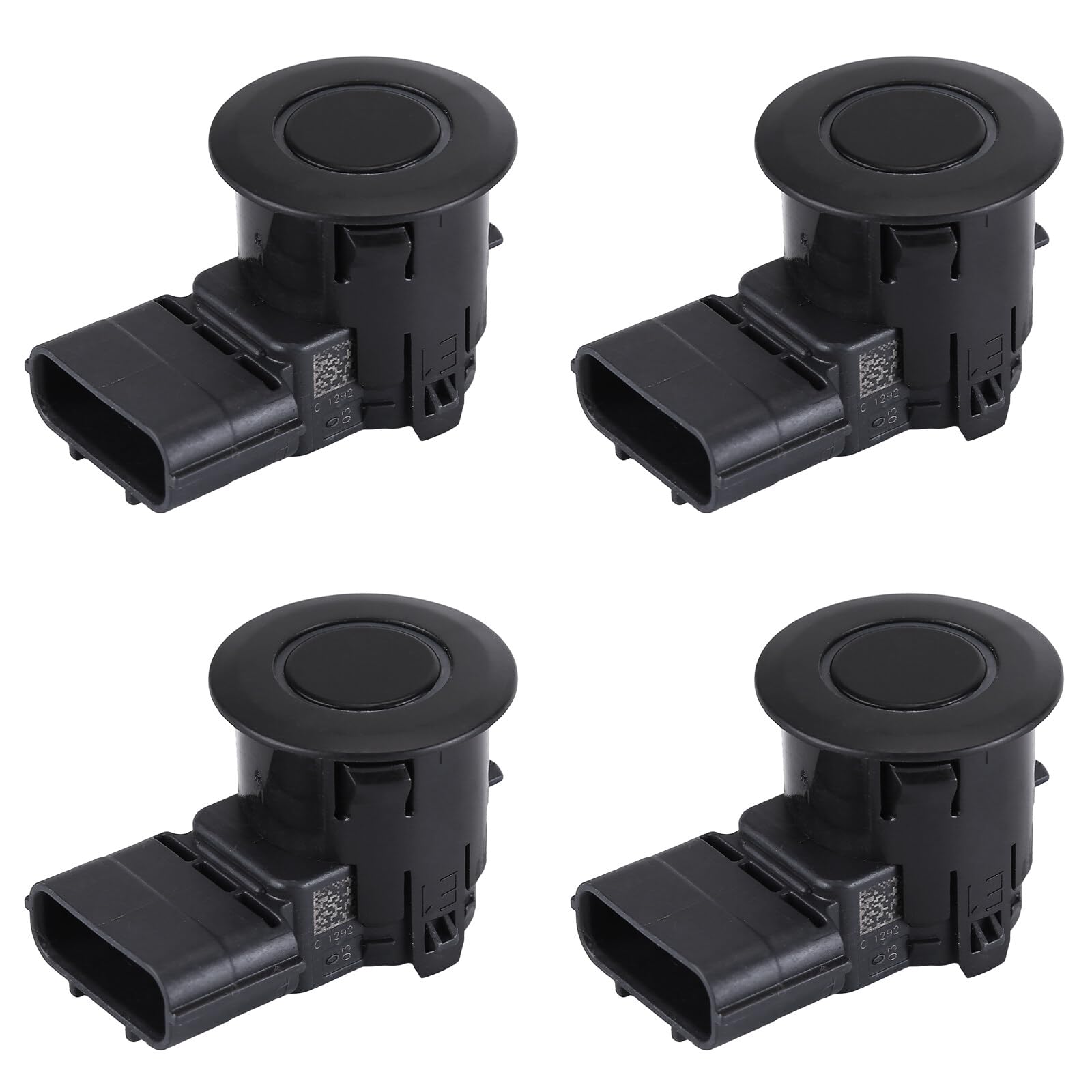 Saitedudu 4Pcs Bumper Parking Sensor & Retainer Compatible with 2014-2016 Honda Acura MDX RLX Car Bumper PDC Backup Parking Reverse Assist Sensor Replace 39680-TZ5-A01 39680TZ5A01 39681TZ5A01