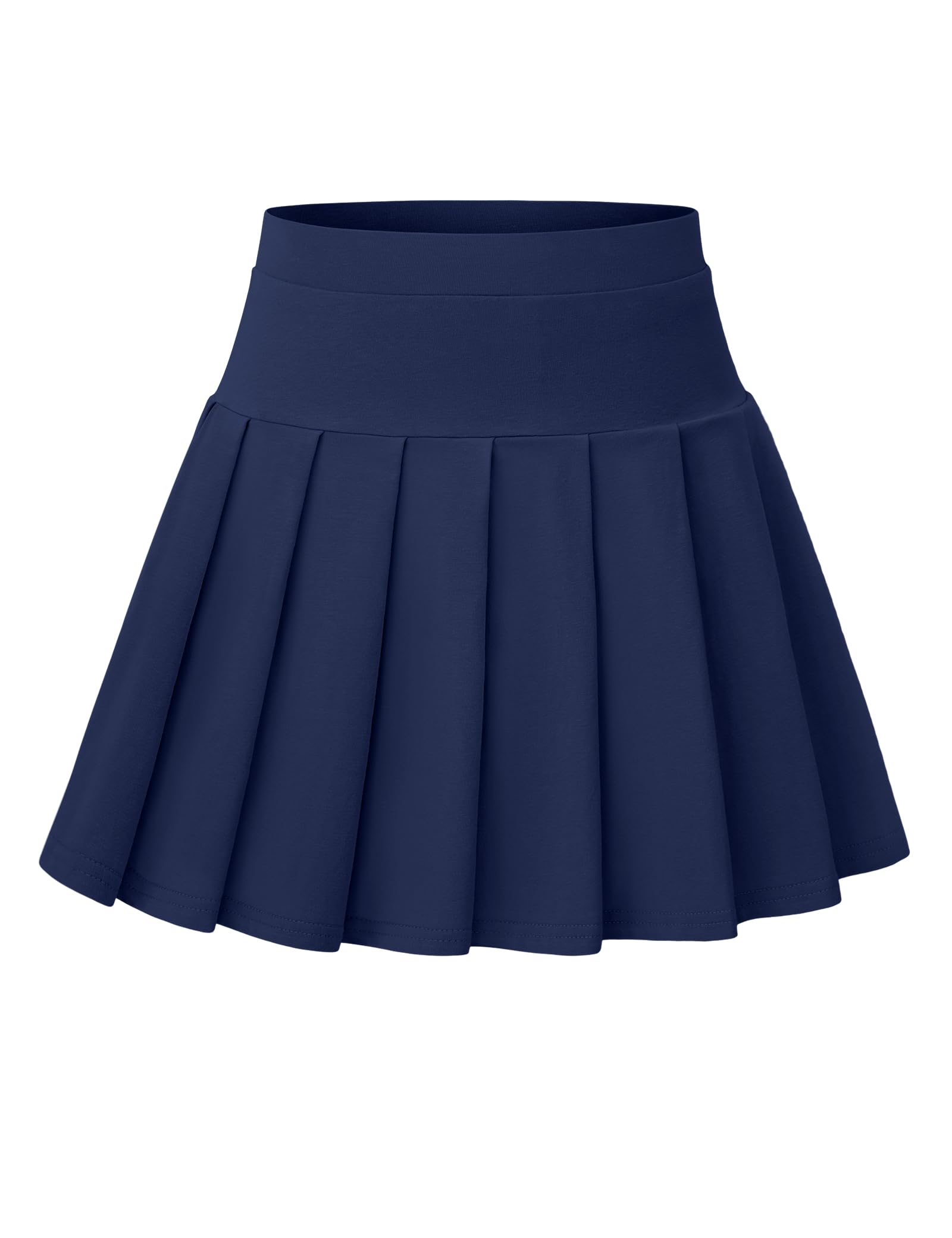 Girls Uniform Skirts Pleated Uniform Tennis Skort with Built-in Shorts Pockets for Toddler Girl 2-12 Years