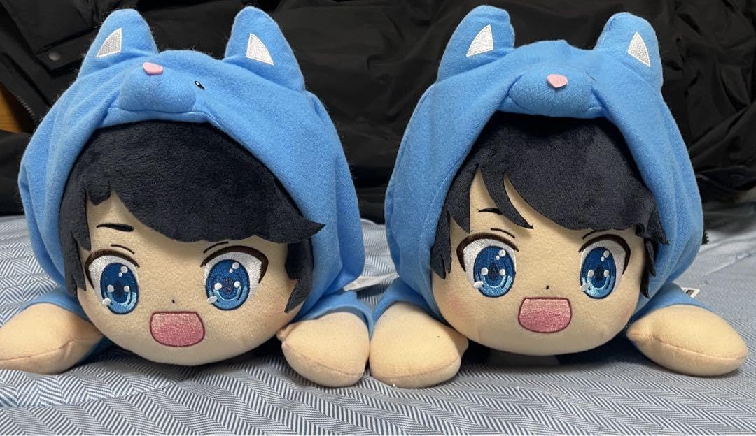 Amazon.co.jp: youtuber ちろぴの ちろる 寝そべり ぬいぐるみ 2体