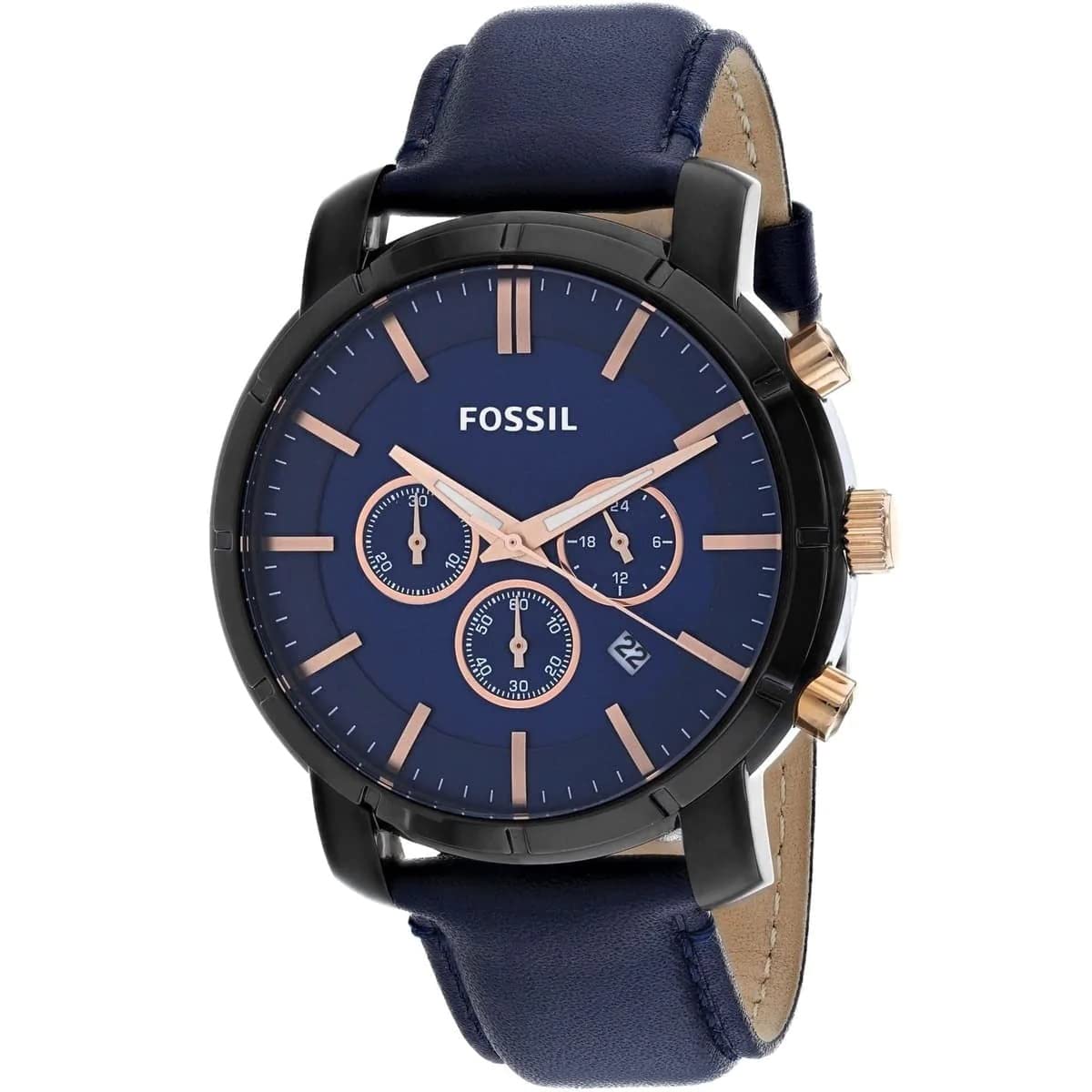 FossilBoyfriend Blue Dial Mens Watch BQ2007 (B0BRQTPX7N) Amazon Price History, Amazon Price Tracker