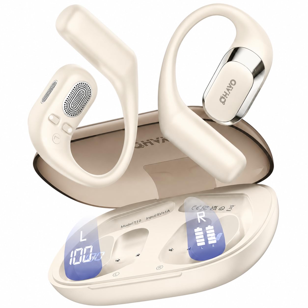 Amazon.com: OHAYO Open Ear Headphones,Earbuds with Ergonomic
