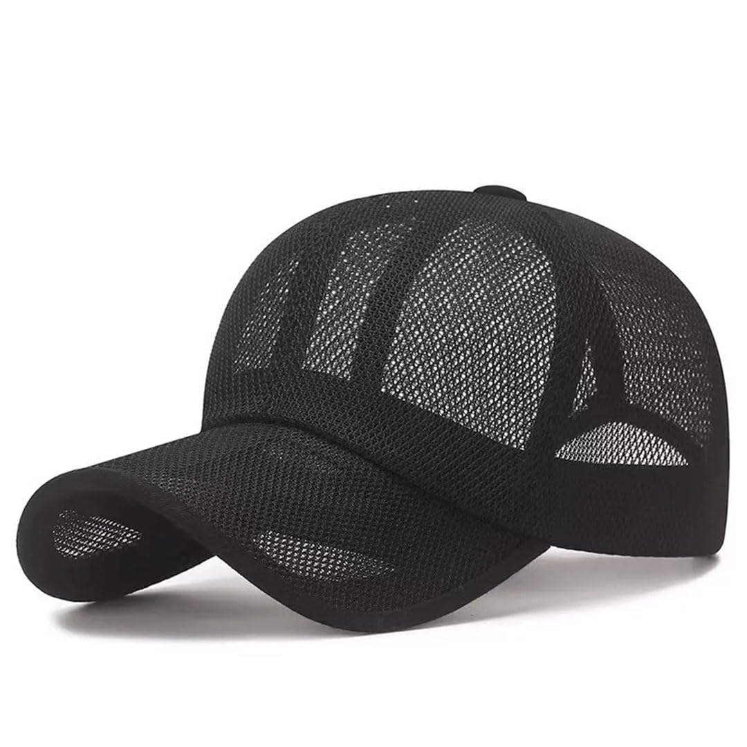 Cappellino da baseball traspirante a rete intera per uomo e donna per ombra e traspirabilità
