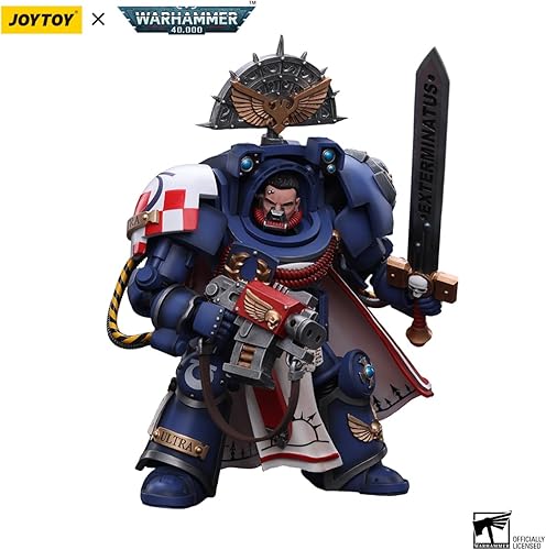 Miniatura 8 de LEBOO JOYTOY Warhammer 40k Ultramarines Bladeguard - Figura de acción a escala 118