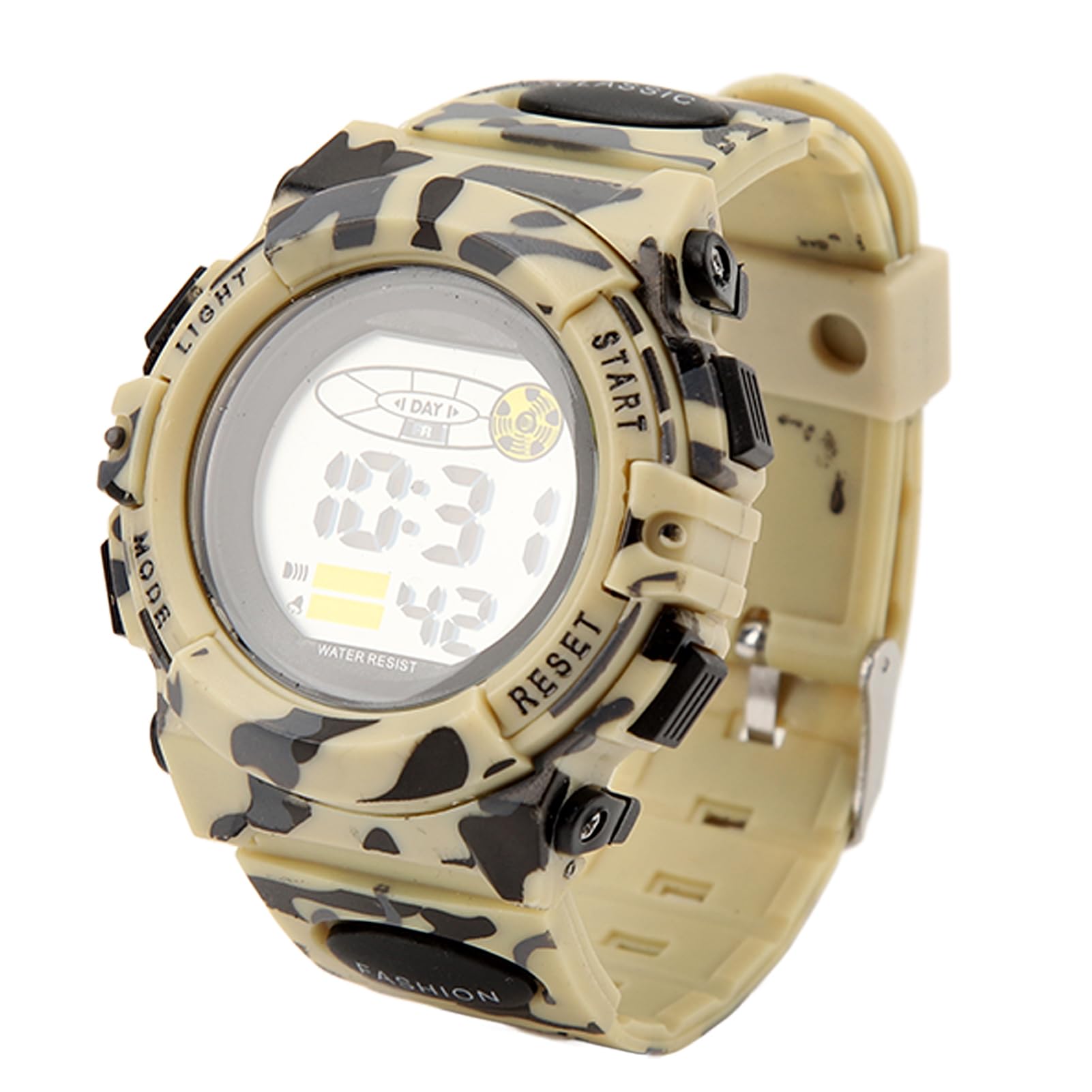 VGEBY Reloj Deportivo, Sistema de 12 24 Horas Reloj Digital Reloj Cronógrafo Noctilucente a Prueba de Agua para Hombres Regalo para Estudiantes Color de Camuflaje Al Aire Libre