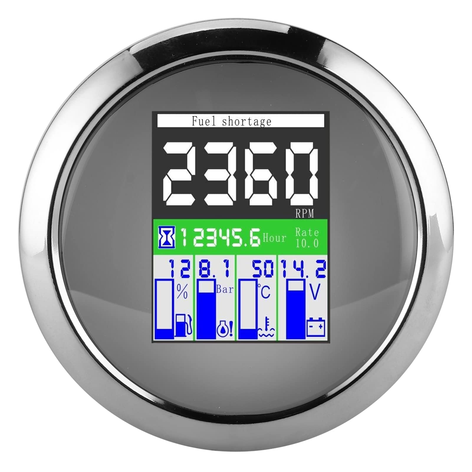 Manómetro Multifunción con Alarma de Fallo del Sensor para su