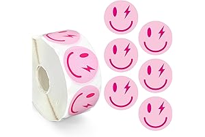 Whaline Preppy Funny Face Stickers Roll
