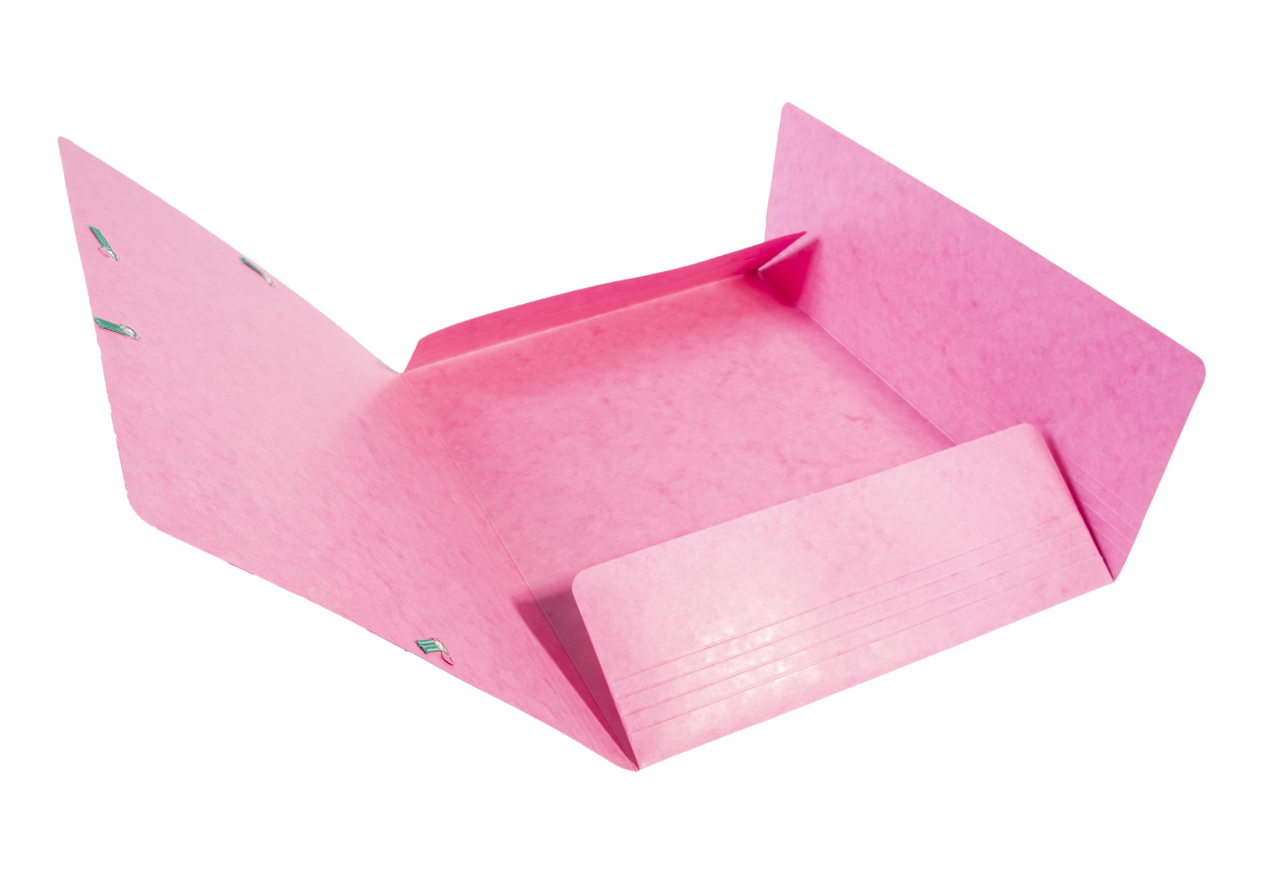 Exacompta - 17108H - Caja de 25 subcarpetas con gomas elásticas - bolsillos con 3 solapas de capacidad Maxi - en cartulina brillo - dimensiones 24 x 32 cm para documentos en formato A4 - color rosa