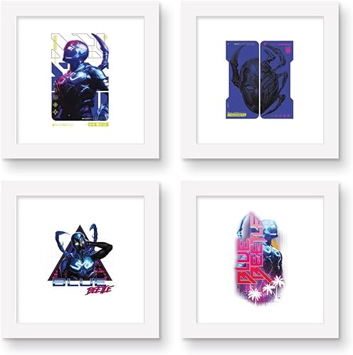 Miniatura 1 de Trends International Gallery Pops DC Comics Movie Blue Beetle - Paquete de arte gráfico para pared (paquete de 4)