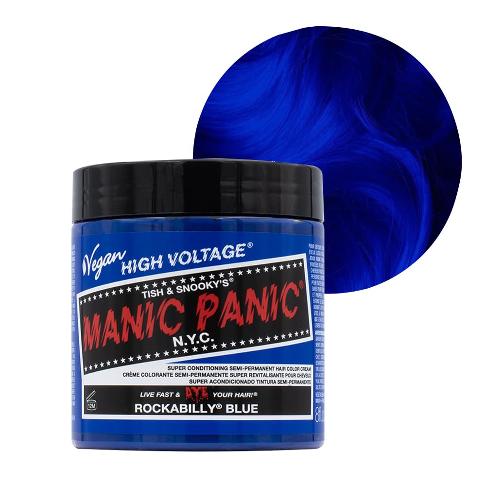 Coloración Semipermanente Manic Panic Panic High Azul Vegano (237 ml)