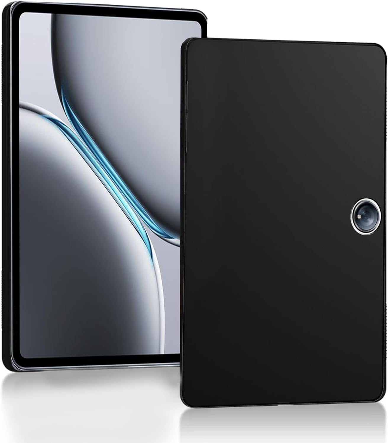 Case for Oneplus Pad 2,Shockproof Anti Scratch Ultra Slim Soft TPU Silicone Touch Lightweight Protective Back Cover Soft Flexible Bumper Hybrid Case,Black.