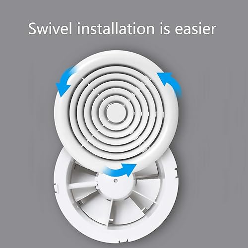 Miniatura 7 de HAILM Extractor, ventiladores de ventana con escape y entrada, ventilador de baño, unidad de ventilación del hogar, ventilador de techo de baño,