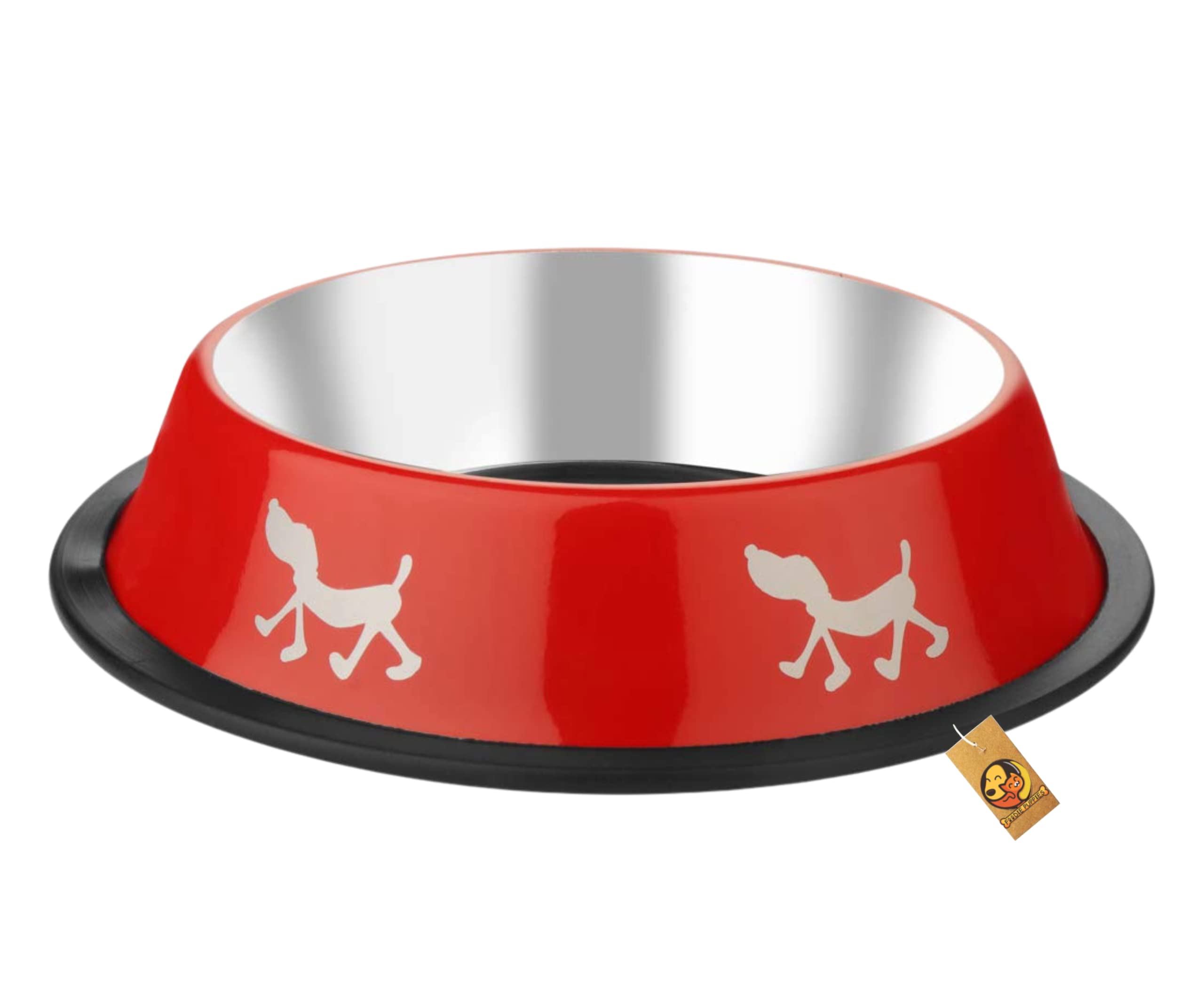 See full amazon price history chart for Foodie Puppies Stainless Steel Bowl for Dogs, Cats and Any Pets - 700ml I Non-Skid Rubber Bottom Food/Water Bowl I Non-Toxic and 100% Safe for Pets (Persian Red, Dog) Foodie Puppies Stainless Steel Bowl for Dogs, Cats and Any Pets - 700ml I Non-Skid Rubber Bottom Food/Water Bowl I Non-Toxic and 100% Safe for Pets (Persian Red, Dog) (B083HH9YCH) Amazon Price History, Amazon Price Tracker