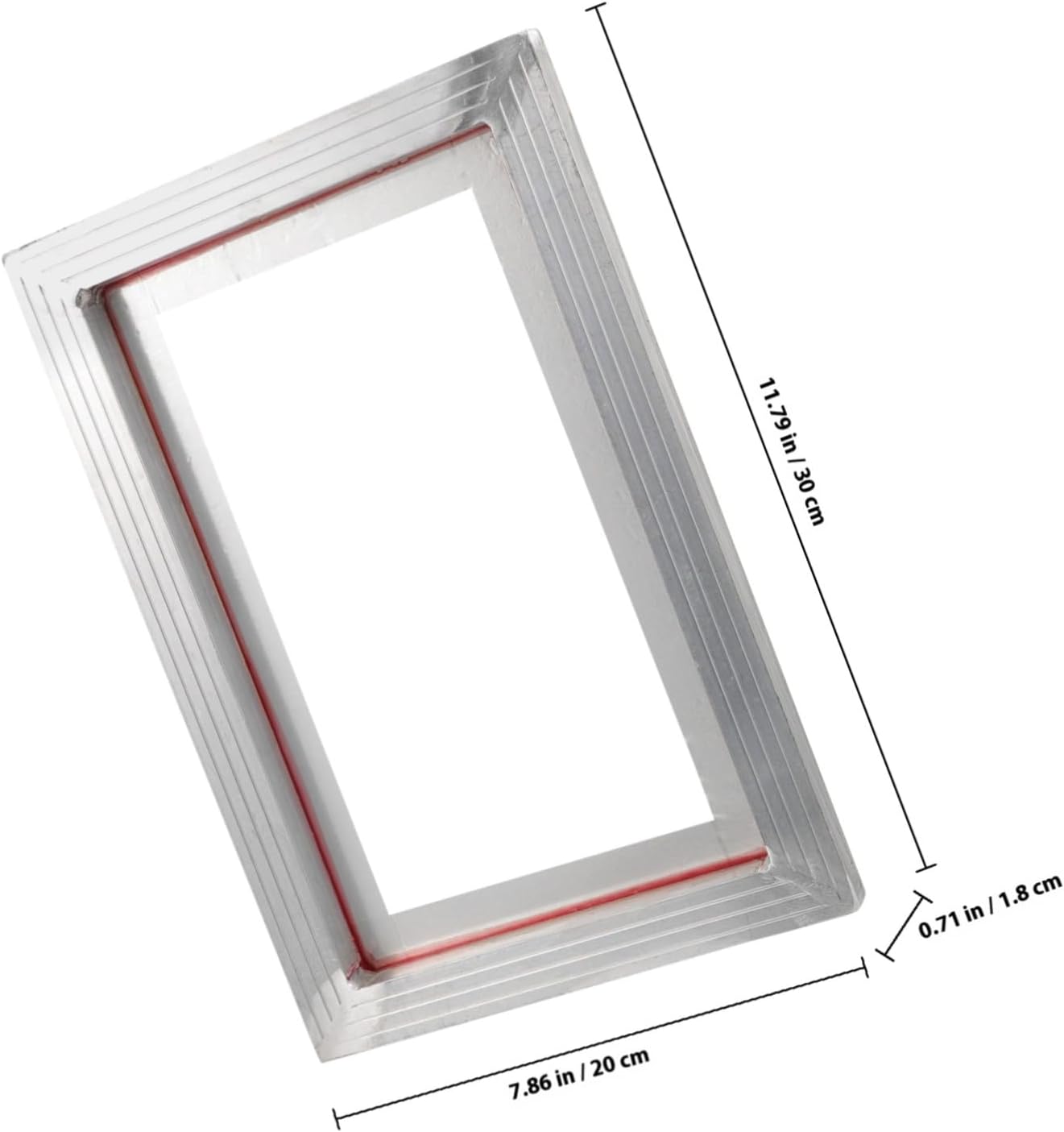 ETHZZLE Portable Aluminum Alloy Screen Printing Frame DIY Silk Screen Starter Tool for Adults Lightweight Printing Supplies for Creative Craft Projects