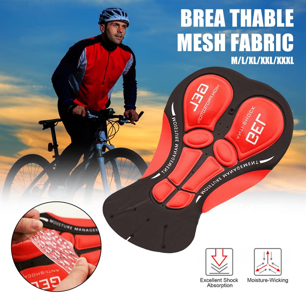 Caleçon de cyclisme homme antidérapant rembourré 3D respirant séchage rapide