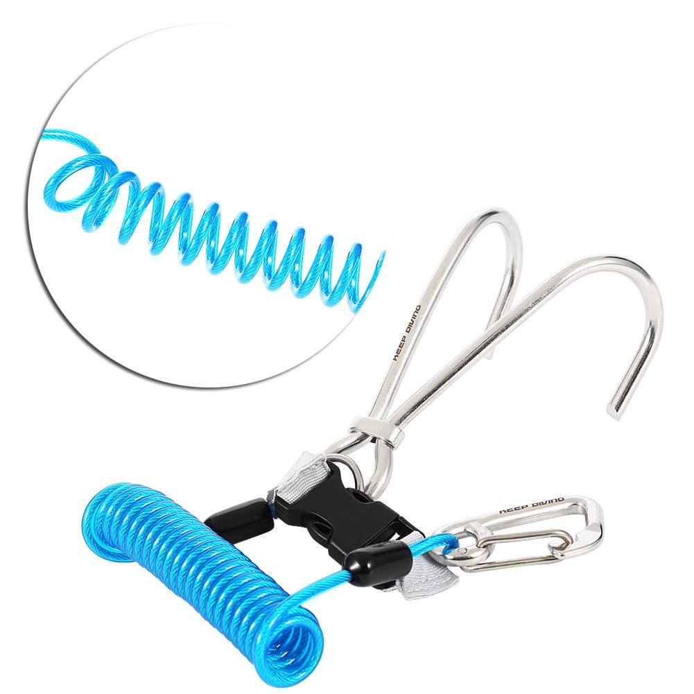 Gancio da Immersione Professionale con Doppio in Acciaio Inossidabile - Rampino Sub per Sicurezza Subacquea, Hook Diving e Esplorazione Reef Immersioni Ideale Subacquei, Drift Resistente all'Acqua Sa