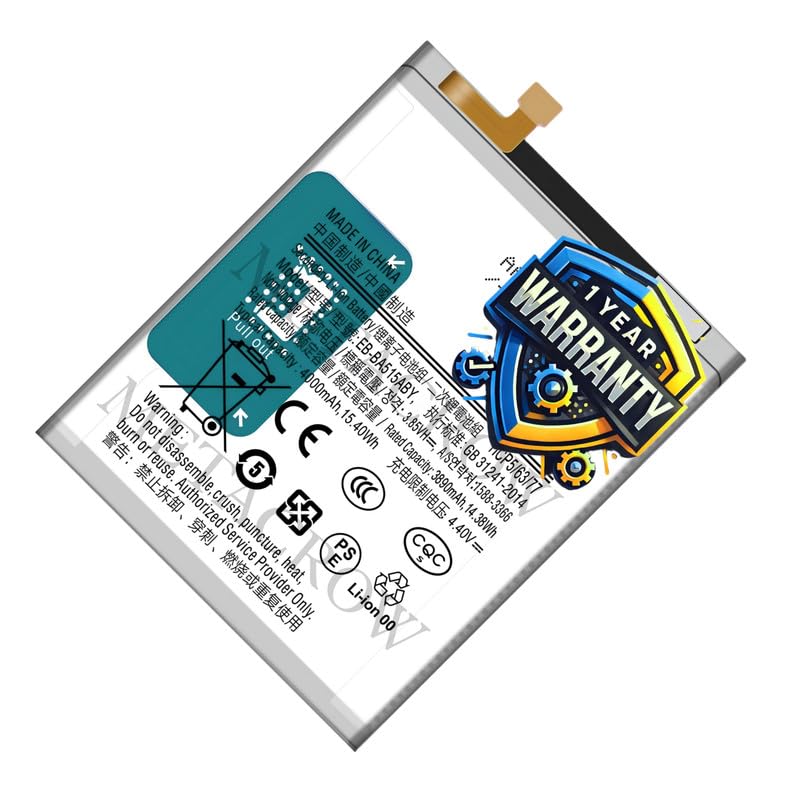 Image of Original EB-BA515ABY Battery Compatible for Samsung Galaxy A51 4G (SM-A515F) - (4000mAh) - 1 Year Warranty JK1