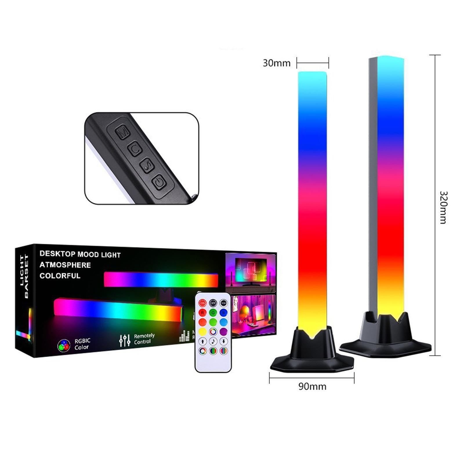 Generic Striscia Luminosa RGB, Illuminazione Ambientale, Alimentazione USB, Cambio Colore con Telecomando